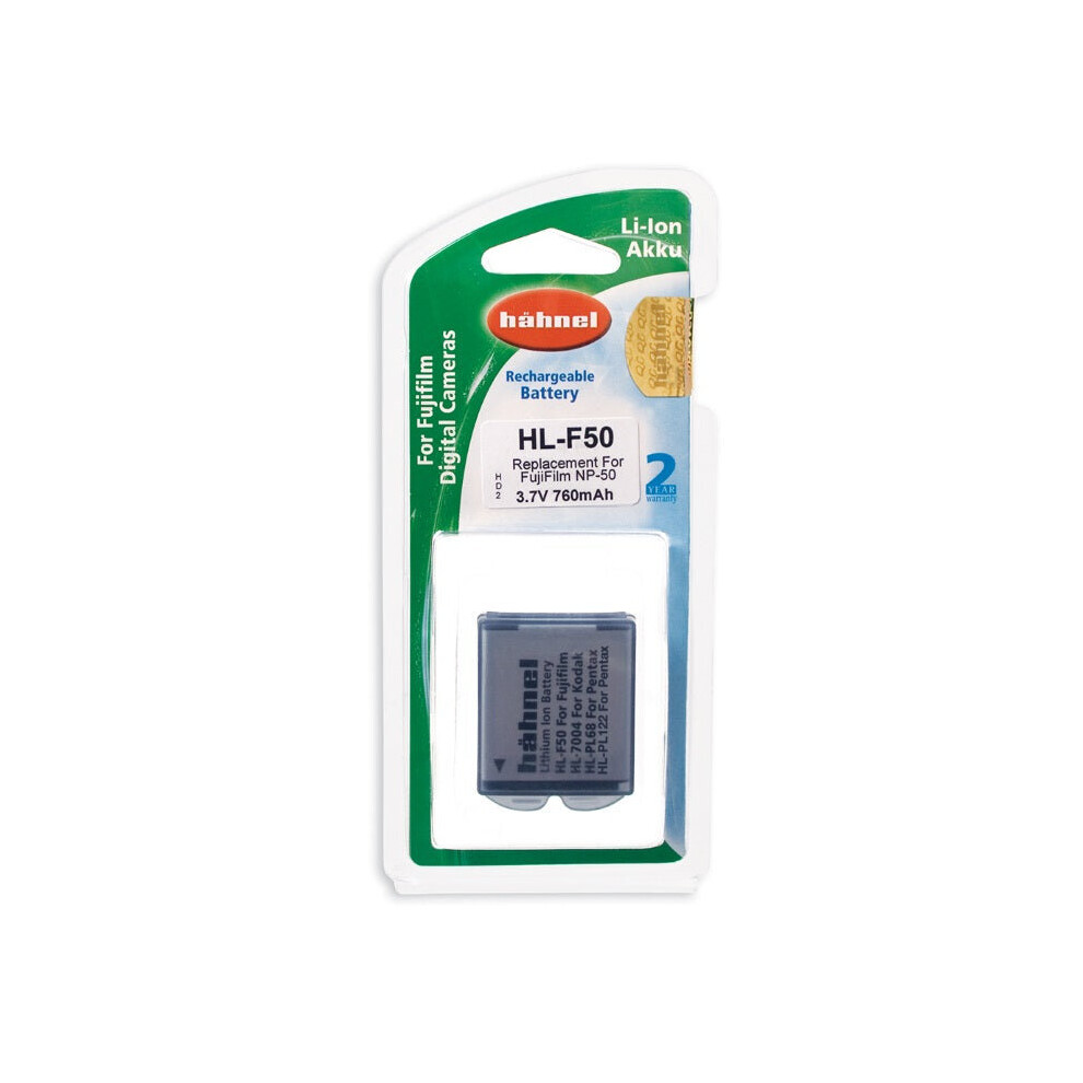 Hahnel Np-50 760Mah 3.7V Hl-F50 Battery For Fujifilm Digital Camera 5099113901866