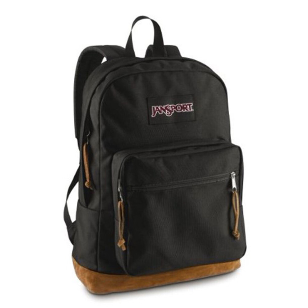 (Black) Large Capacity Durable Multi Pocket Ergonomic Zipper Laptop Backpack Men Women