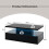Costway 2-Tier Coffee Table Modern Center Table w/ Adjustable LED Light Remote 2