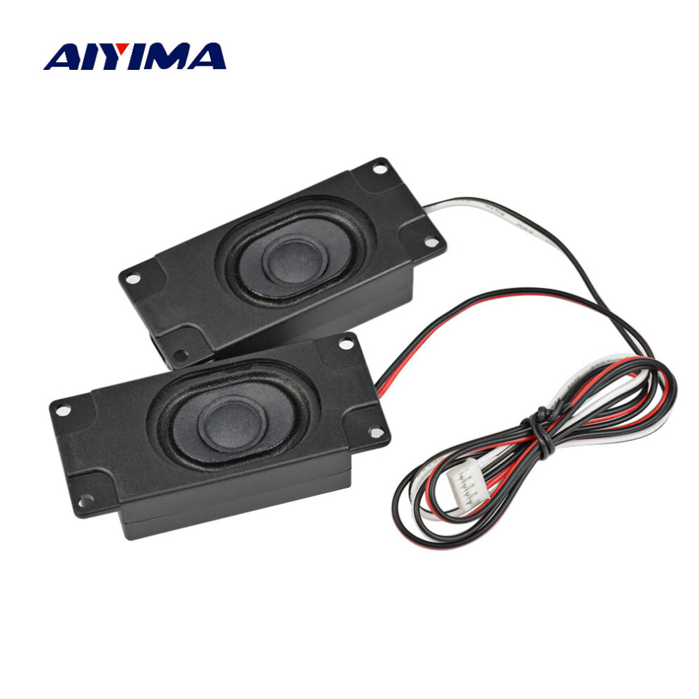 Aiyima 2Pcs Audio Portable Speakers 3070 4Ohm 3W Computer Speaker Advertising Lcd Tv Speakers Loudspeaker Rectangle Speaker 4851195385931