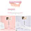 (a-White) 4 In 1 Wireless Bluetooth Selfie Stick with Remote Control for iPhone Samsung Huawei 4