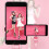 (a-White) 4 In 1 Wireless Bluetooth Selfie Stick with Remote Control for iPhone Samsung Huawei 5
