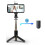 4 In 1 Wireless Selfie Stick with 6 Inch LED Ring Light Foldable Tripod Monopod for IOS Android Bluetooth Control Selfie Stick 1