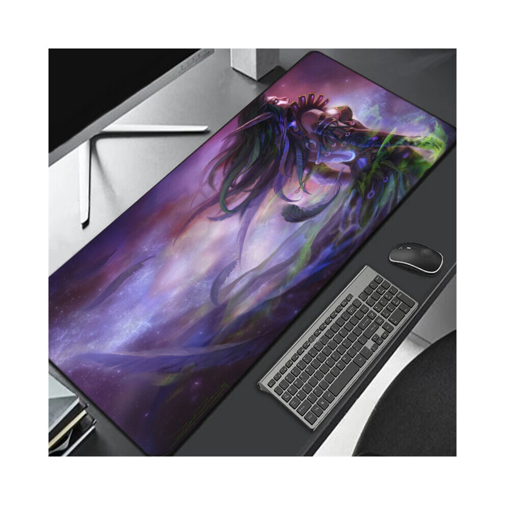 (A-Warcraft-11 900X400 2Mm) World Of Warcraft Gaming Mousepad Speed Locking Edge Natural Horde Alliance Mouse Pad Rubber Large Computer Desk Keyboard 4855357877593