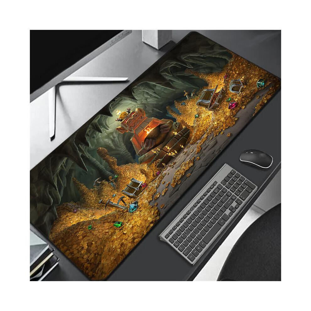 (A-Warcraft-17 900X400 2Mm) World Of Warcraft Gaming Mousepad Speed Locking Edge Natural Horde Alliance Mouse Pad Rubber Large Computer Desk Keyboard 4855357878019