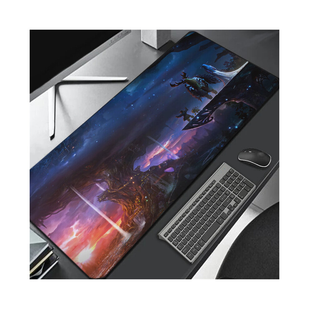 (A-Warcraft-23 900X400 2Mm) World Of Warcraft Gaming Mousepad Speed Locking Edge Natural Horde Alliance Mouse Pad Rubber Large Computer Desk Keyboard 4855357878507