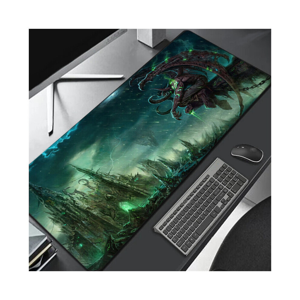 (A-Warcraft-2 900X300 2Mm) World Of Warcraft Gaming Mousepad Speed Locking Edge Natural Horde Alliance Mouse Pad Rubber Large Computer Desk Keyboard M 4855357878217