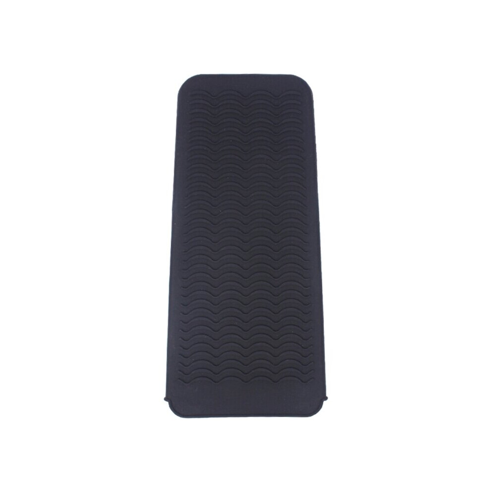 Dechoicelife Black (A-) Silicone Heat Resistant Mat Pouch For Curling Iron Hair Straightener Flat Tool