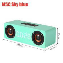 (a-M5C Sky blue) Bluetooth Speaker Wireless Caixa de som Bluetooth Column Soundbar Computers Speakers Subwoofer Music Center Column with Radio TF