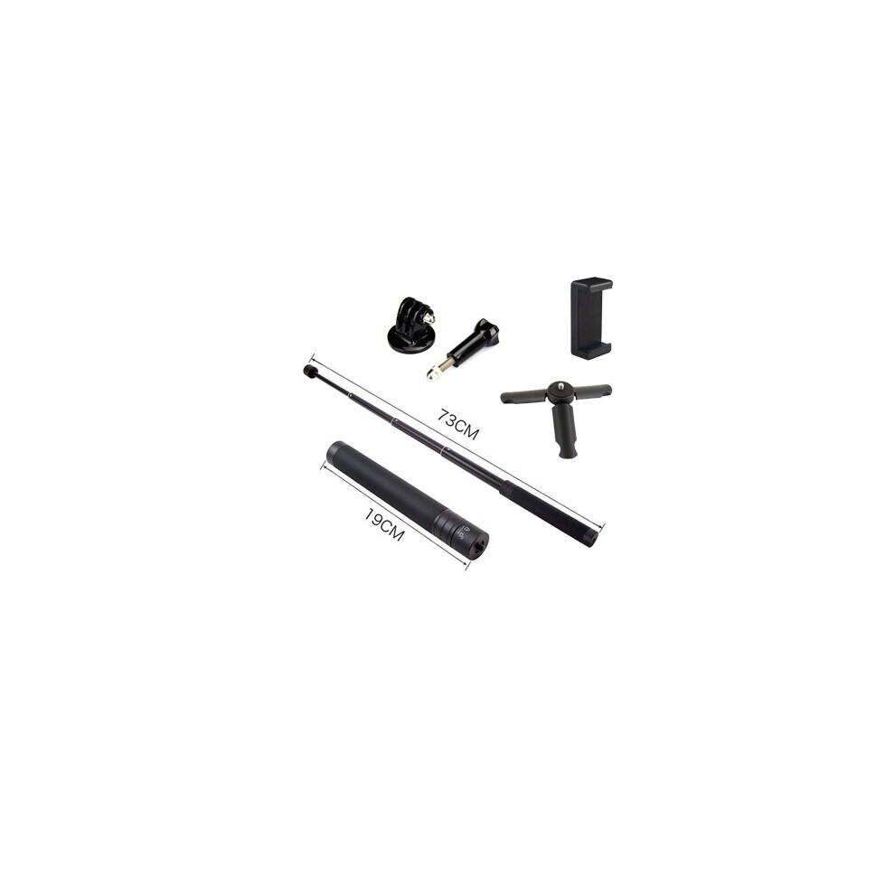 (A-) For Phones Xiaomi Gopro Iphone X Camera 19-74Cm Handheld Extendable Pole Selfies Camera Monopod Selfie Stick Tripod Para Selfie Blue 4855008123956