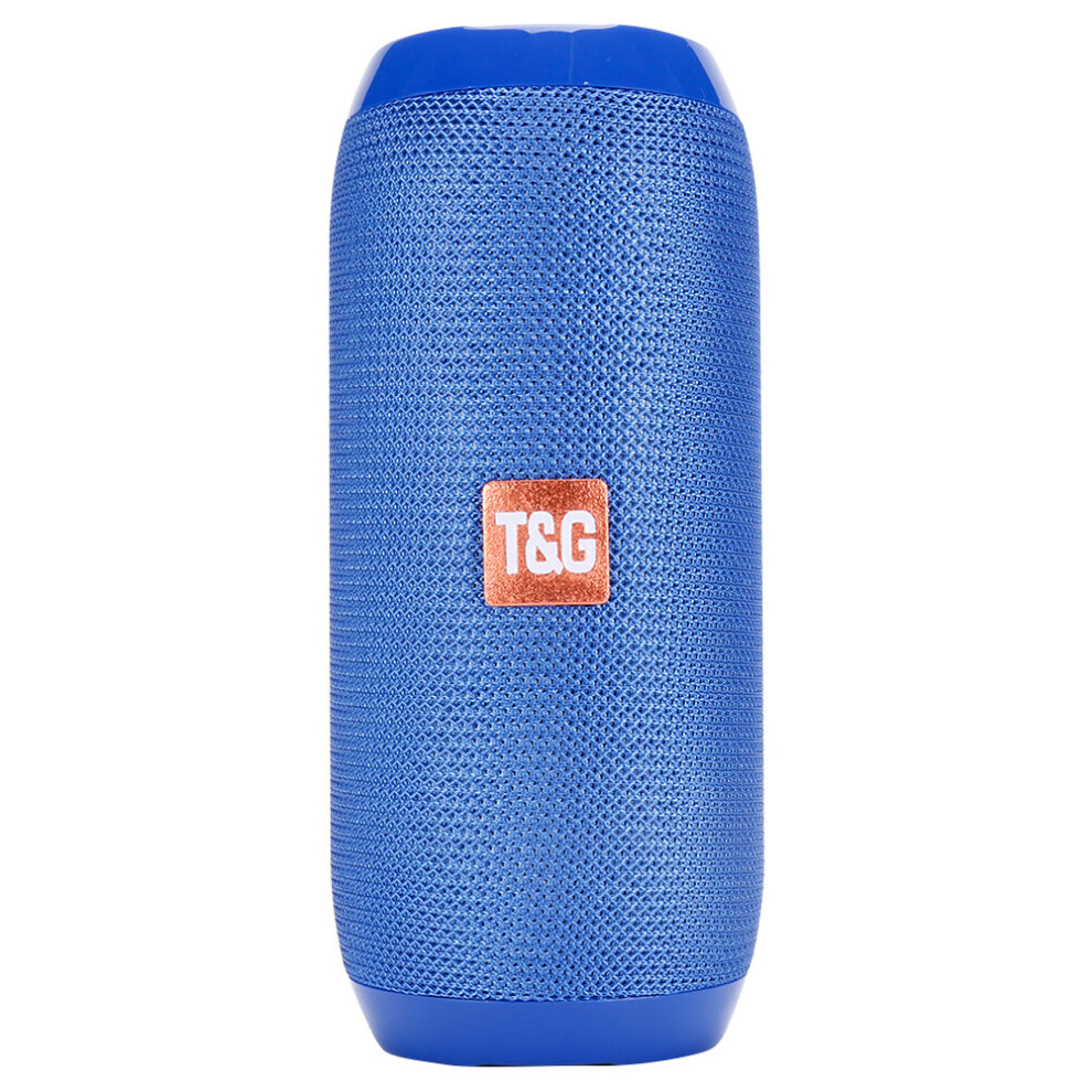 (A-) Portable Speaker Wireless Tooth-Compatible Subwoofer Outdoor Waterproof Loudspeaker Stereo Surround Support Fm Radiotf Blue 4851195408845