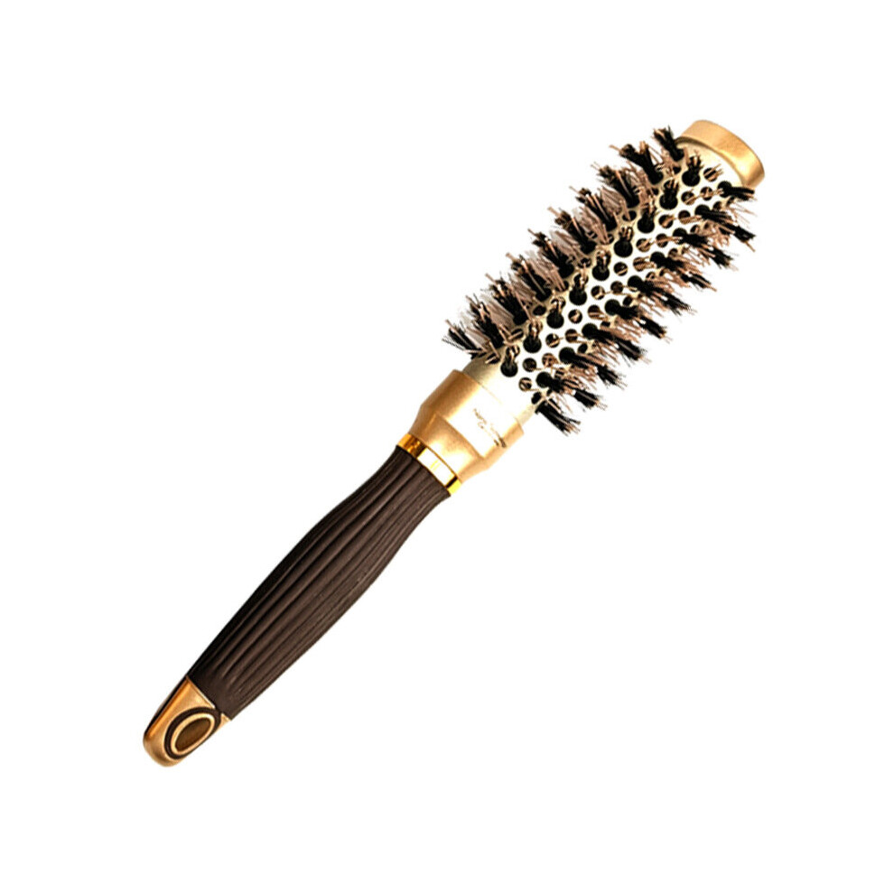 Dechoicelife Unisex Not,Specified (A-25Mm) Heat Resistant Anti Static Hair Brush Professional Salon Comb Nano Ceramic Anion Hair Straightening Curling Comb Styling Tool