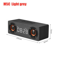 (a-M5C Light grey) Bluetooth Speaker Wireless Caixa de som Bluetooth Column Soundbar Computers Speakers Subwoofer Music Center Column with Radio TF