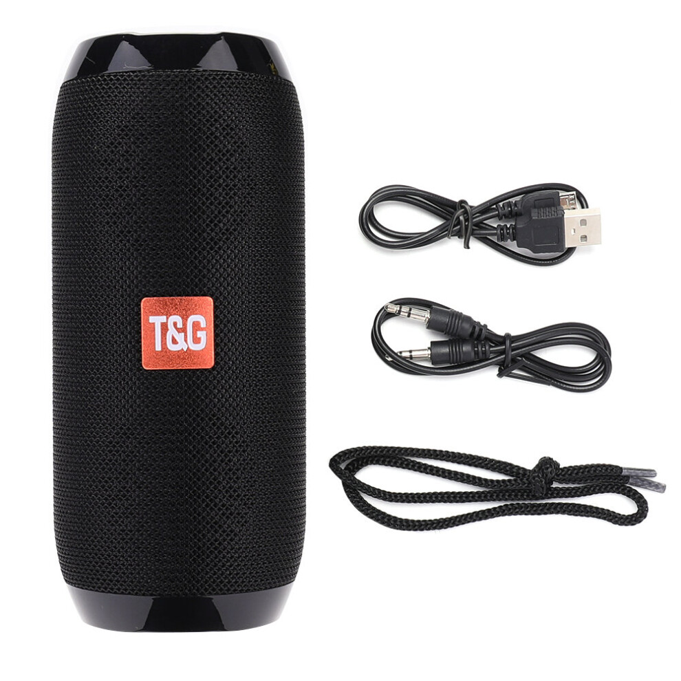 (A-) Portable Speaker Wireless Bluetooth-Compatible Subwoofer Outdoor Waterproof Loudspeaker Stereo Surround Support Fm Radiotf Black 4851195408821