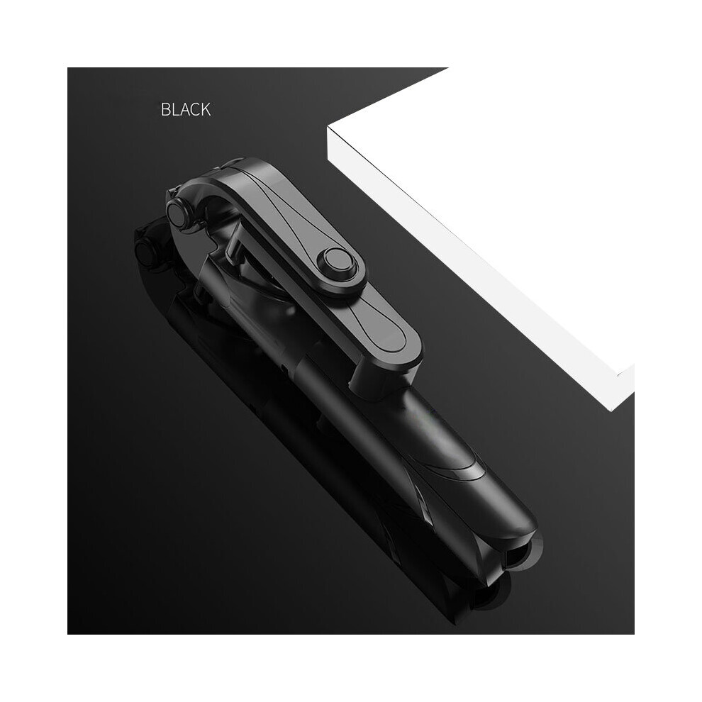 (A-) Wireless Bluetooth Selfie Stick Tripod Foldable Tripod Monopods Camera Holder Smartphones For Iphone 13 12 Huawei Xiaomi Samsung Black 4855008112783