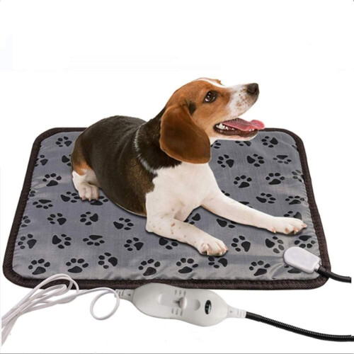 Heating Pad for Dogs and Cats Pet Electric Heated Blanket Waterproof Temperature Adjustable