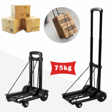 75KG Heavy Duty Folding Lightweight Hand Sack Trolley Cart Wheel