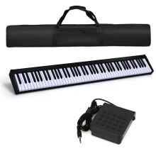 88-Key Foldable Digital Piano Full-size Semi Weighted Electronic Keyboard