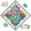 Monopoly Gioco da Tavolo Monopoly Junior, Tabellone Doppio, 2 Giochi in 1 per Bambini 4