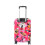 Cabin Size 4 Wheel Luggage Hard Shell Makeup Print Suitcase 5
