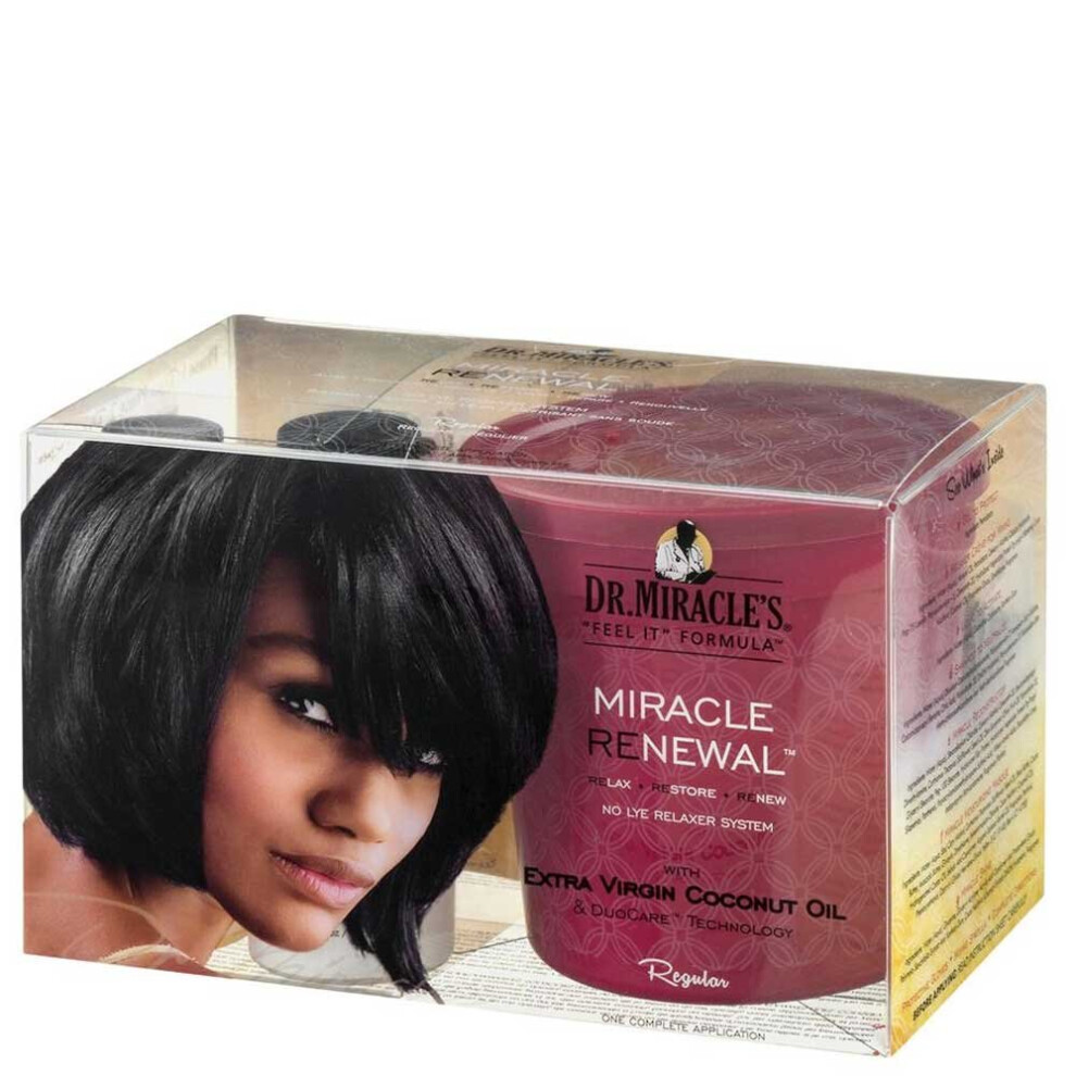 Dr. Miracle's Renewal Extra Virgin Coconut Oil No-Lye Relaxer-Regular