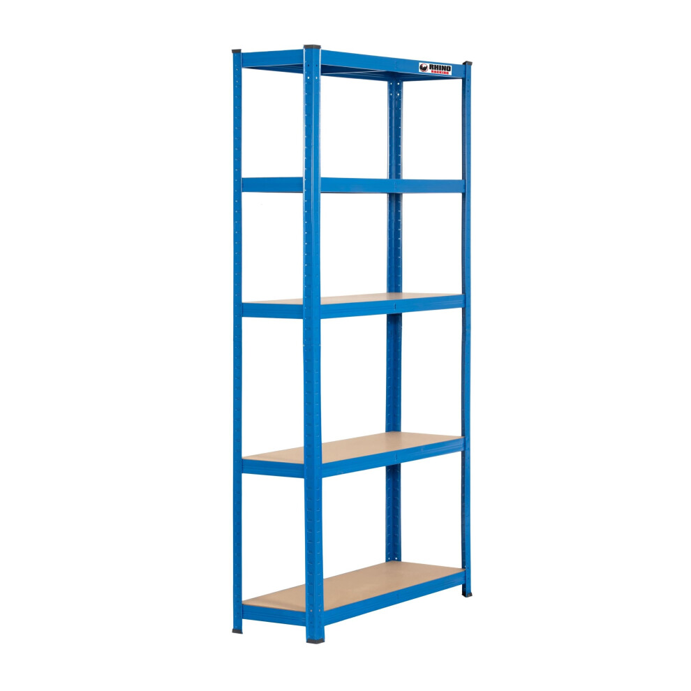 2 Bays | 180x90x30cm | Blue |Boltless Garage Shelving Unit | 1000kght