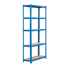 5 Bays | 180x90x30cm | Blue |  Boltless  Garage Shelving Unit | 1000kg