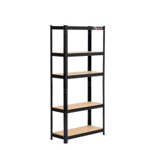 6 Bays 150 x75x30cm | Black | Boltless Garage Shelving Unit | 1000kg