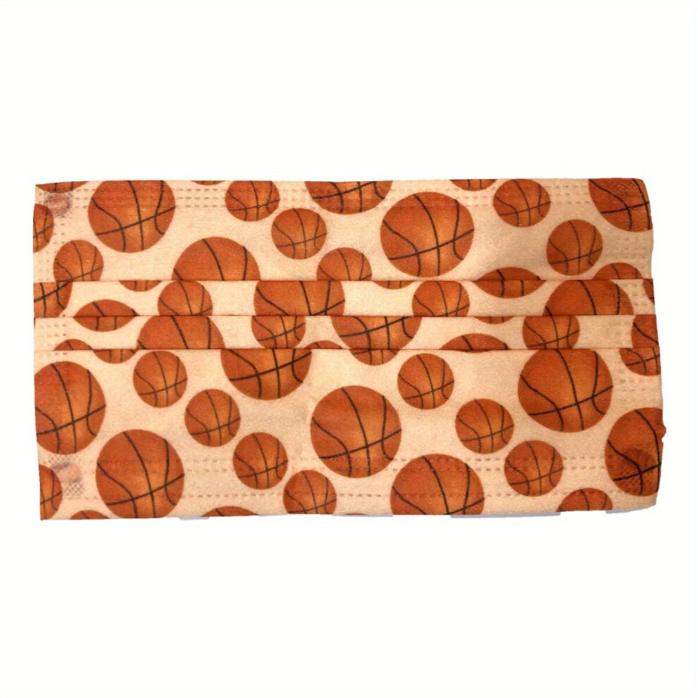 50Pcs Disposable Face Mask Breathable Floral Print Mask Safety Dustproof Masks With Elastic Ear Loops For Adult 885664530922