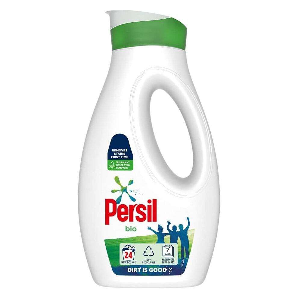 Persil Bio Laundry Washing Liquid Detergent, 24 Washes, 648Ml