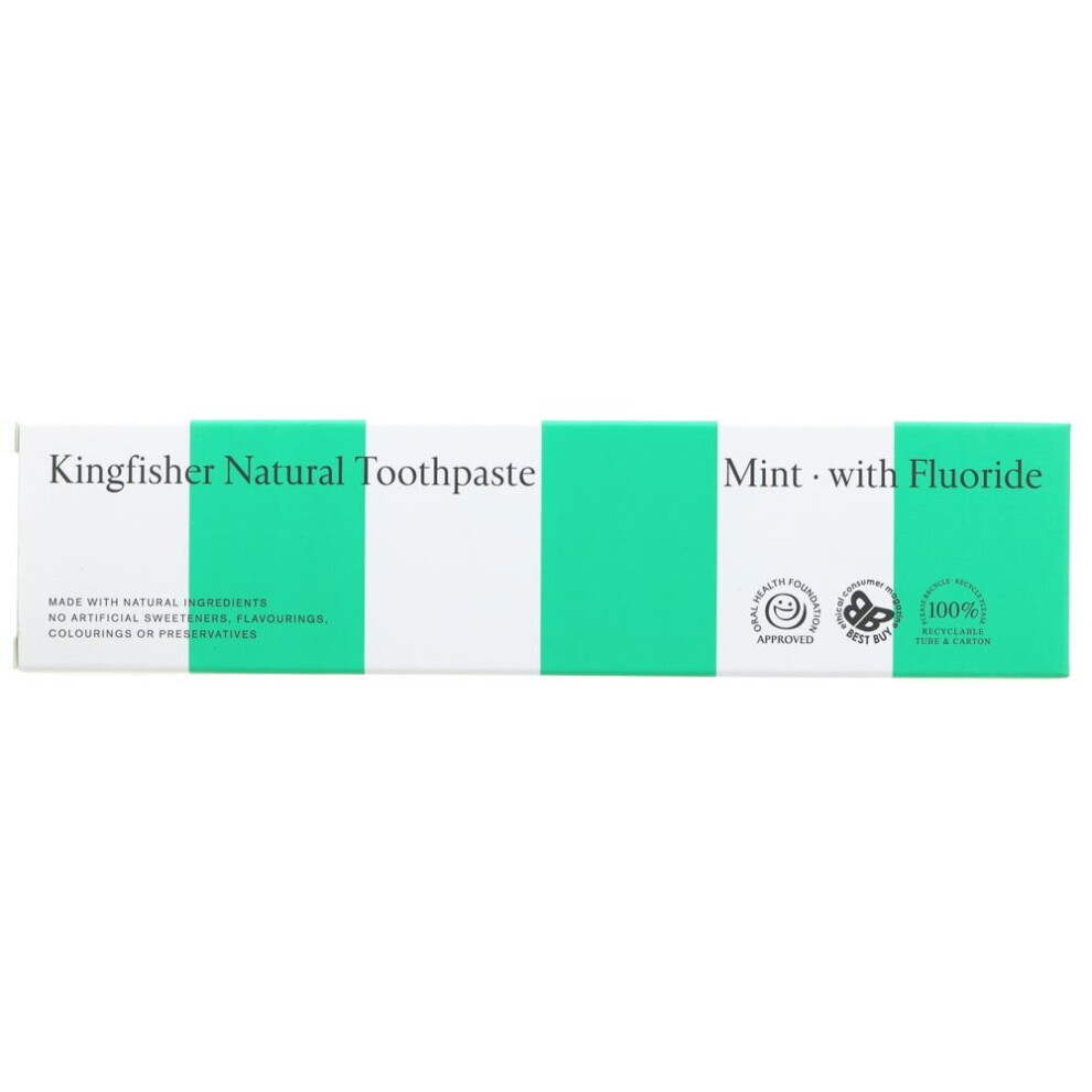 Kingfisher Mint Toothpaste -100ml ( Pack of 12 )