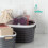 LIVIVO (14L) LIVIVO 1Pc Plastic Storage Basket - Grey 3