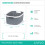 LIVIVO (14L) LIVIVO 1Pc Plastic Storage Basket - Grey 5