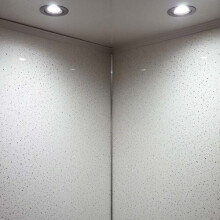 10 x White Sparkle 250mm x 2700mm x 5mm PVC Wet Wall Panels