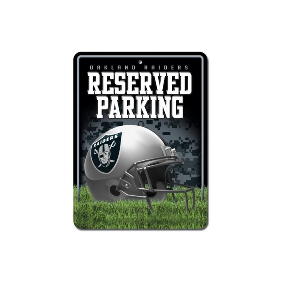 Oakland Raiders Metal Parking Sign-image-OPC-PC79DR2-NEW