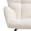 Living And Home White Tufted Upholstered Rocking Chair 9