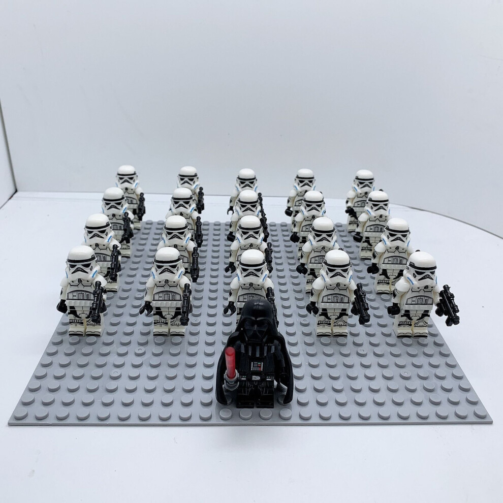 (Style B 21pcs) 21Pcs Fit Lego Star Wars Empire Storm Trooper Minifigures Kids Toys