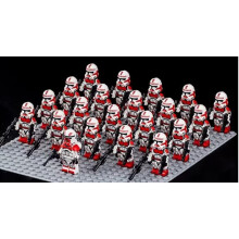 (Style A 21pcs) 21Pcs Fit Lego Star Wars Empire Storm Trooper Minifigures Kids Toys