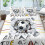 (Style 04, Double) 3D Duvet Covers 2PCS/3PCS Football Bedding Set 1