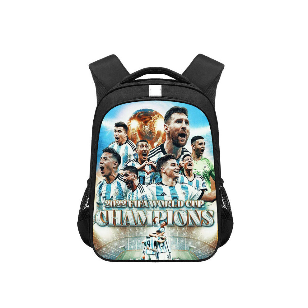 Bonxaif (06) Football Star Lionel Messi Backpack Student School Bag Travel Bag