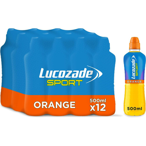 Lucozade Lucozade Sport Orange 12x500ml (Packaging May Vary)