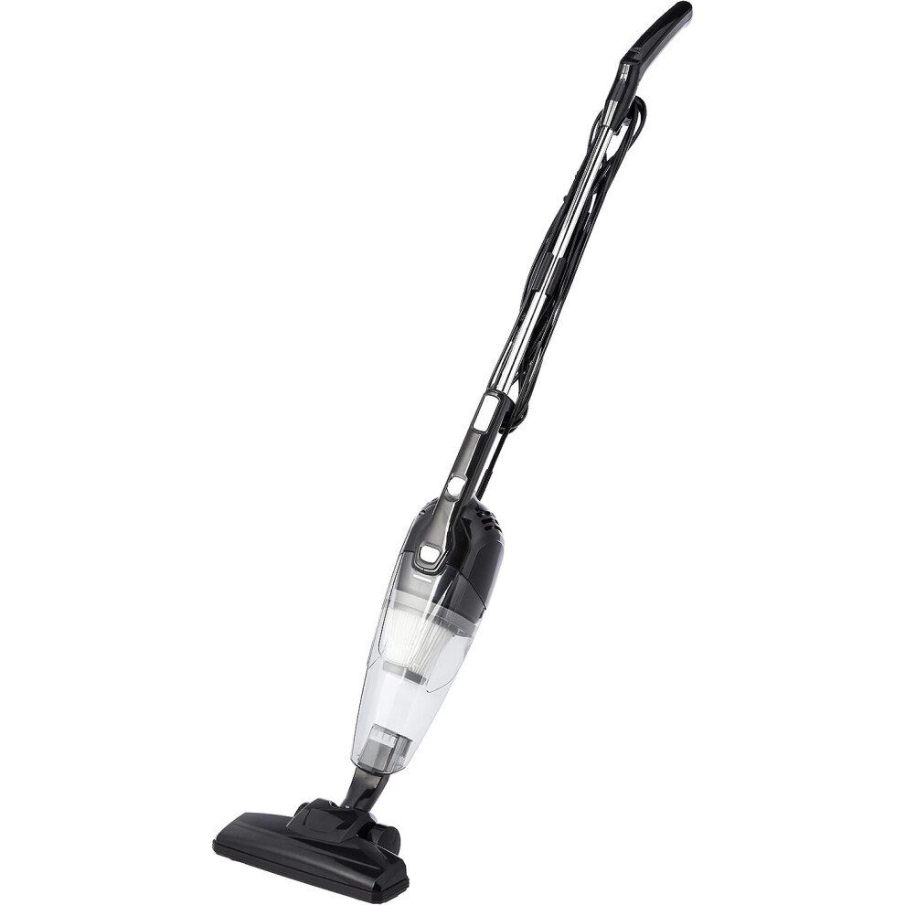 2-in-1 Corded Upright Vacuum Cleaner, ECO Motor, HEPA filtration, Lightweight Stick, Grey (UK)