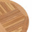 VidaXL (round) vidaXL Folding Garden Table Outdoor Table Patio Dining Table Solid Wood Teak 6