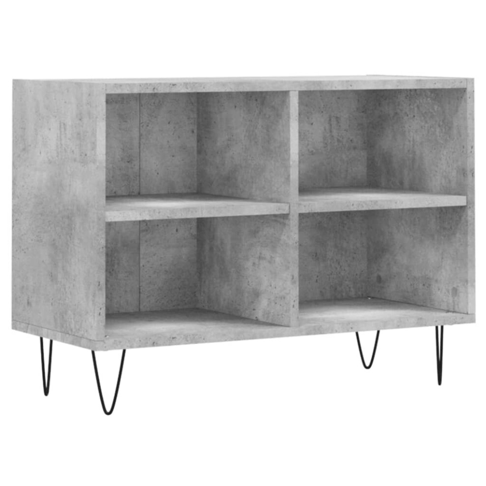 vidaXL TV Cabinet TV Unit Media Cabinet TV Stand Concrete Grey Engineered Wood