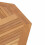 VidaXL (octagon) vidaXL Folding Garden Table Outdoor Table Patio Dining Table Solid Wood Teak 7