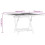 VidaXL (square) vidaXL Folding Garden Table Outdoor Table Patio Dining Table Solid Wood Teak 4