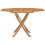 VidaXL (octagon) vidaXL Folding Garden Table Outdoor Table Patio Dining Table Solid Wood Teak 3