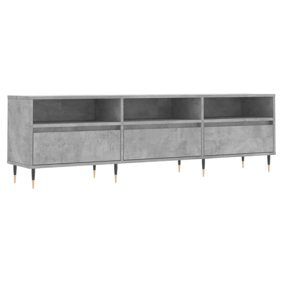 Vidaxl Tv Cabinet Tv Unit Media Cabinet Tv Stand Concrete Engineered Wood Grey