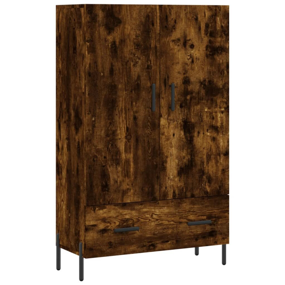 (smoked oak) vidaXL Highboard Sideboard Cupboard Side Cabinet Grey Sonoma Engineered Wood