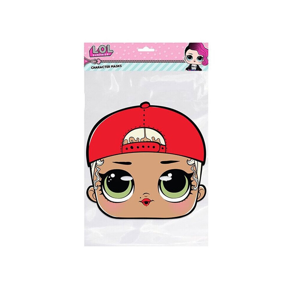 L.o.l. Surprise! M.c. Swag Lol Surprise Single 2D Card Party Fancy Dress Mask Red